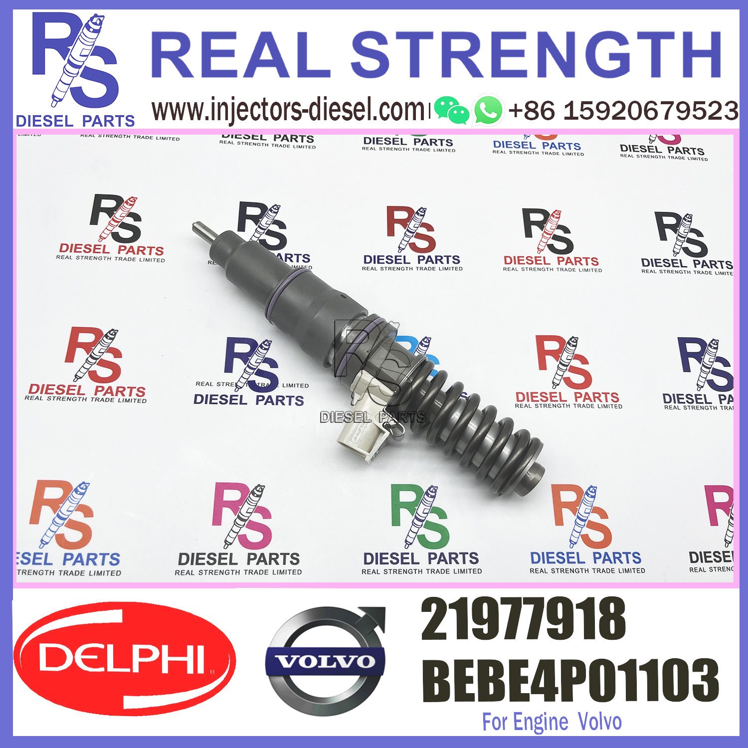 Diesel Engine Parts 21977918 Electronic Unit Common Rail Fuel Injector BEBE4P02001 For Diesel Engine