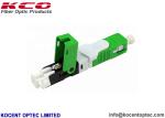 ESC250D APC Green Quick Connect Fiber Optic Connectors IL 0.2dB RL 55dB