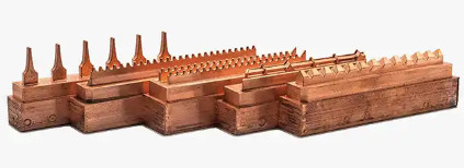 Wholesale ABS Custom Molded Plastic Parts NAK80 Cathode Electrode Copper Mold from china suppliers