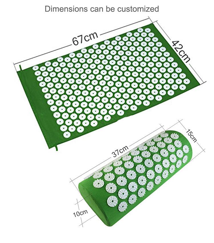 Nontoxic Massage Acupressure Yoga Mat TPE Spike