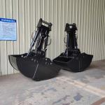 Hydraulic Clamshell Bucket And Rotary Shell Grab For Excavator