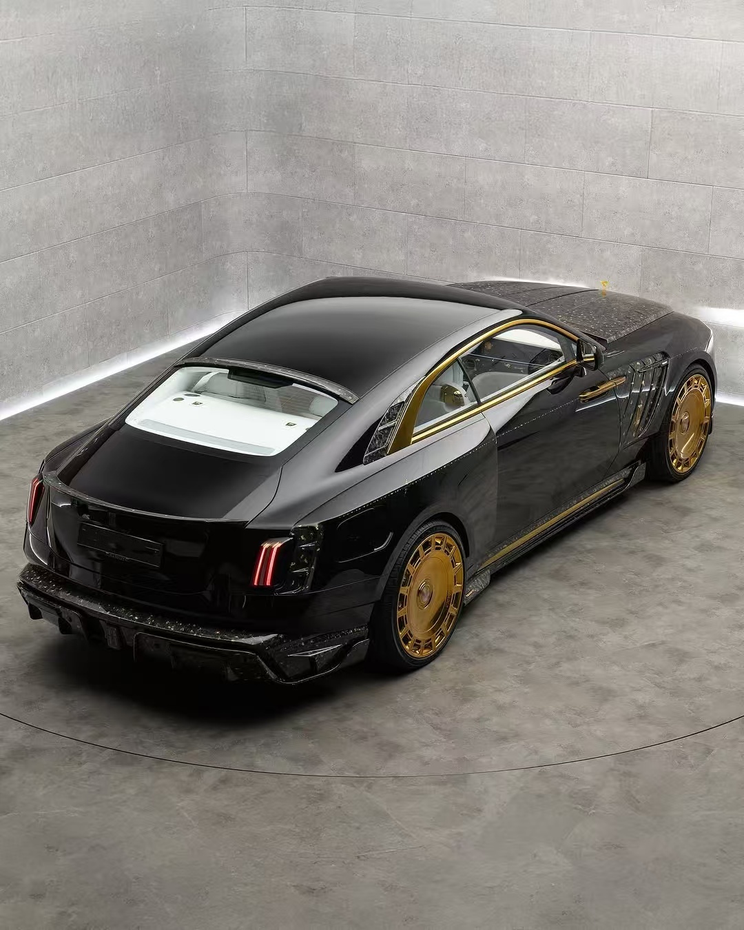 Spectre Rolls Royce Wide Body Kit MSY Style Front Lip Diffuser Spoiler Hood