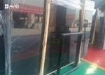 Black Marquina Marble Natural Stone Slabs For Countertop Highly Polished