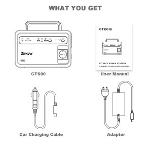 EB3A Fast Charging RV Camping Portable Power Station 600W 768Wh