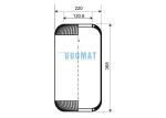 Goodyear 9081 Bus Air Suspension System AIRTECH 30789 DT 262436 For VOL-VO B6R