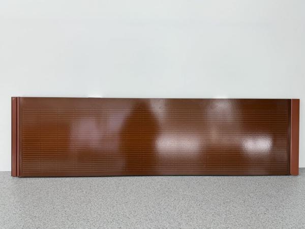 120W Solar BIPV Roof Shingles Stone Coated Building Integrated Solar Metal