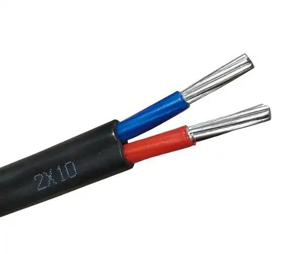 450/750V Aluminum PVC Stranded Core Flat Twin Electrical Wire in JB/T 8734.2
