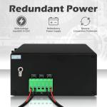 8 Port Industrial Managed PoE Switch Full Gigabit 120W Budget Hardened Network