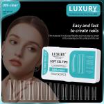 500Pcs/Box Square Shape Fake Nails Clear Full Cover False Nail Tips For Women
