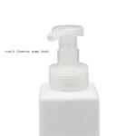 400ml HDPE White Square Foam Hand Sanitizer Pump Bottle