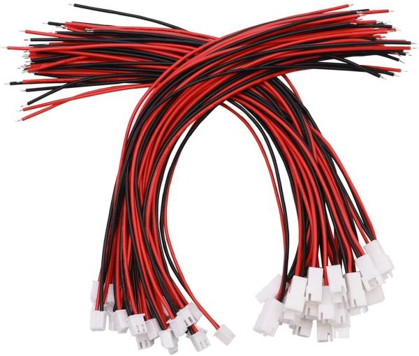 Micro Mini JST PH XH2.0 Electronic Wire Harness 2Pin Connector Plug Male