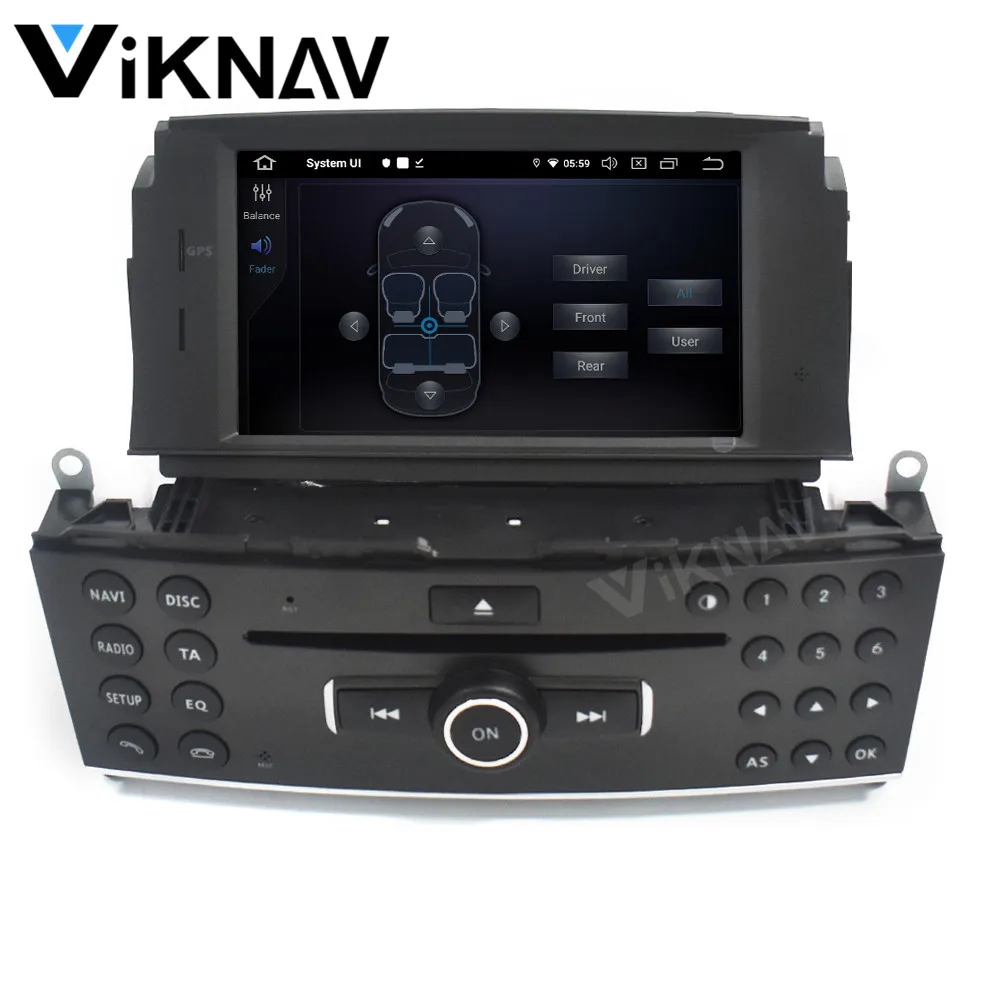 Mercedes Benz C200 C180 W204 2007-2010 Android Screen PX5 Auto Car Radio Stereo