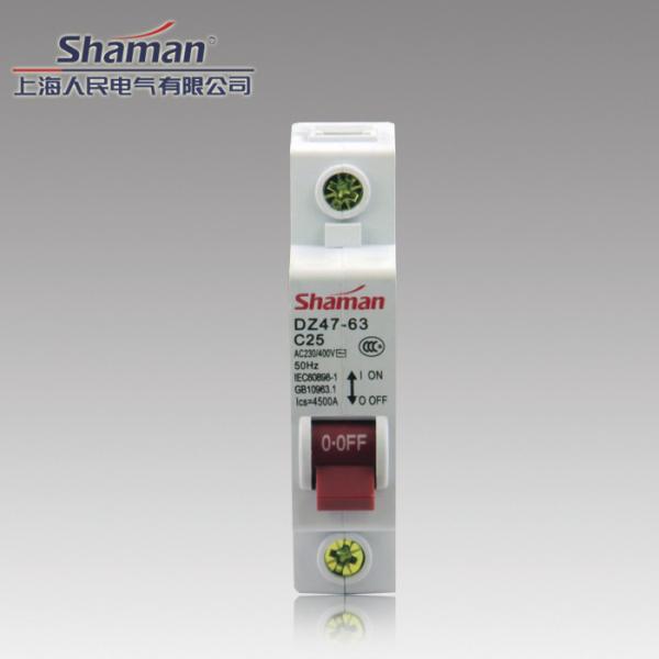 High quality good price DZ47-63-1P-25A Mini circuit breaker,murray circuit
