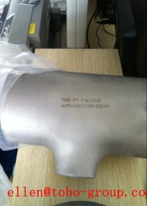 Wholesale ASTM A 815 &amp; ASME SA815 WPS32550 reducing tee thickness SCH 5S~XXS from china suppliers