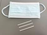 5MM Metal Nose Bridge Strip Double Core Nose Wire PP Adjustable White