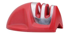 Wholesale Edge Grip Edgeware Knife Sharpener , 2 Stage Knife Sharpener Red 95 * 52 * 45mm from china suppliers