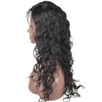 Human Hair Wigs Lace Front Wigs Brazilian Hair Water Wave with Baby Hair 130%