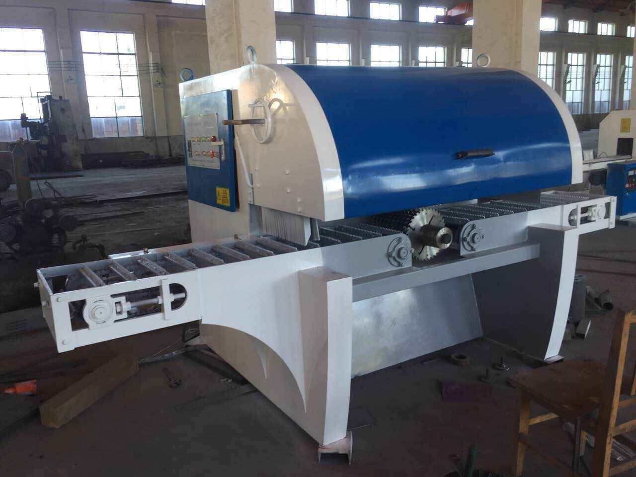 Multirip Saw Machine Multi Rip Saw Wood Cutting Machine, Double Spindle Multirip Saw Machine with auto feeding