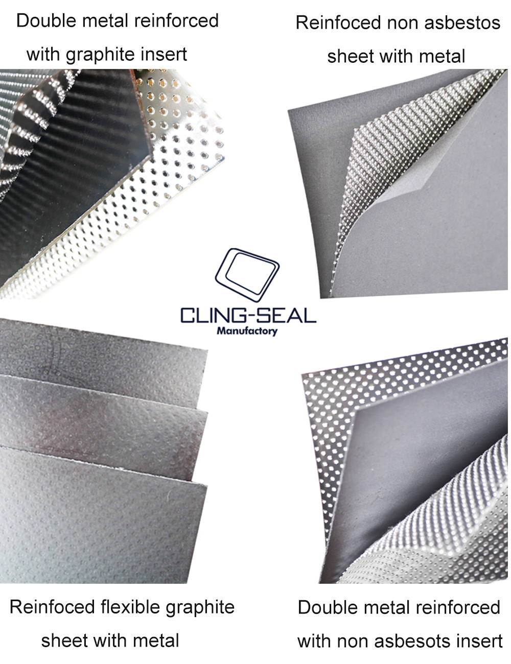 Double-Sided Metal Reinforced Asbestos-Free Gasket Plate, Resistant to High Heat and Pressure, Export Solutions for Automotive Workshops and