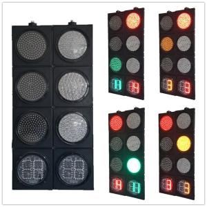 Wholesale 200MM 4-Aspect RYG Ball With Countdown Timer Road Traffic Light from china suppliers