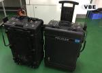 Black Color Portable Signal Jammer 50Ω Input Impedence Direct Grounding
