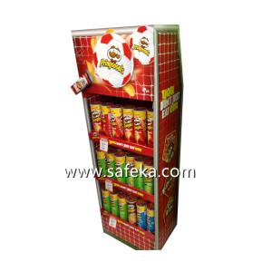 Wholesale Store Potato Chips Paper Display Rack for Store Promotion from china suppliers