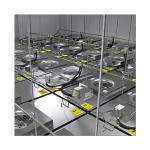 SUS304 HEPA Fan Filter Unit Steel Cleanroom FFU 35KG