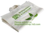 100%Biodegradable And Compostable T-Shirt Bags/Vest Carrier PE Plastic Bag, Vest