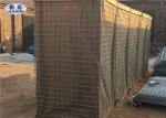 Galvanized Wire Mesh 4mm Hesco Bastion Wall For Defensive
