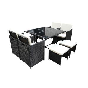 Wholesale Luxury All Weather Chair 7 Piece Outdoor Wicker Sofa Set SGS Approval from china suppliers