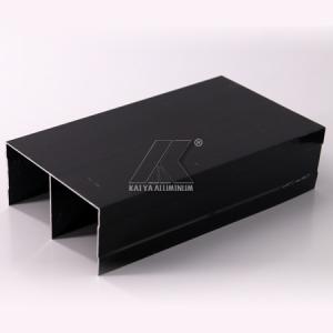 Wholesale Black Aluminum Alloy Extrusion 6063 OEM Cabinet , Wardrobr RoHS Material from china suppliers