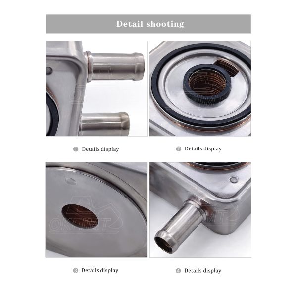 Heavy Duty Oil Cooler Suitable For Peugeot Citrone 227554 227555 2008 Oil Cooler