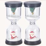 Custom Christmas 5 Minute Hourglass Glass Beads Ps