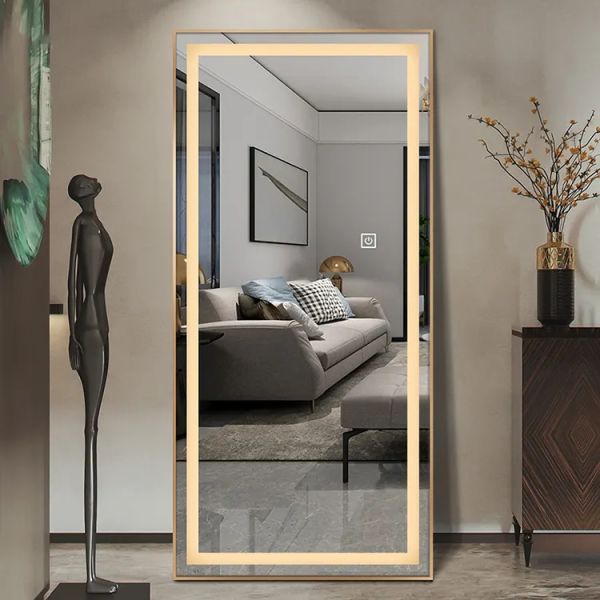 800 x 600mm LED Full Body Mirror Rectangle Full Length Mirror With Light