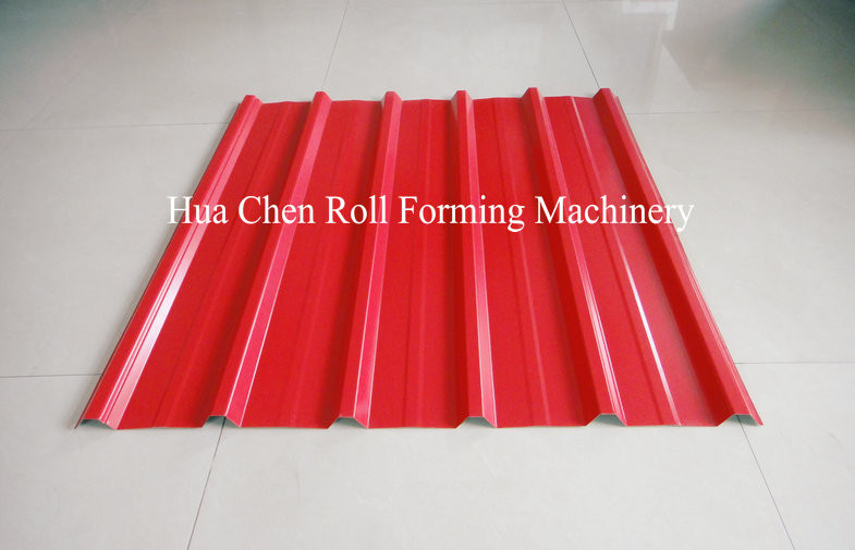 High Speed Double Layer Sheet Metal Roll Forming Machines With Hydraulic Cutting Method