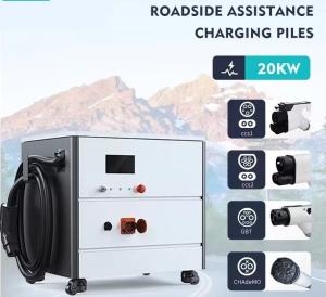 Wholesale Portable IP54 20KW Mobile EV Battery Charger For Emergency Road Rescue from china suppliers