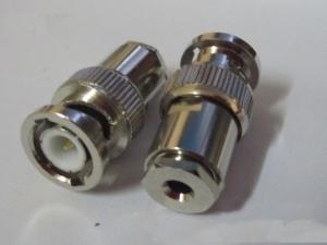 China Surveillance Video RF Coaxial Connectors RF BNC Connector Male Plug Q9 Clamp With Cable on sale