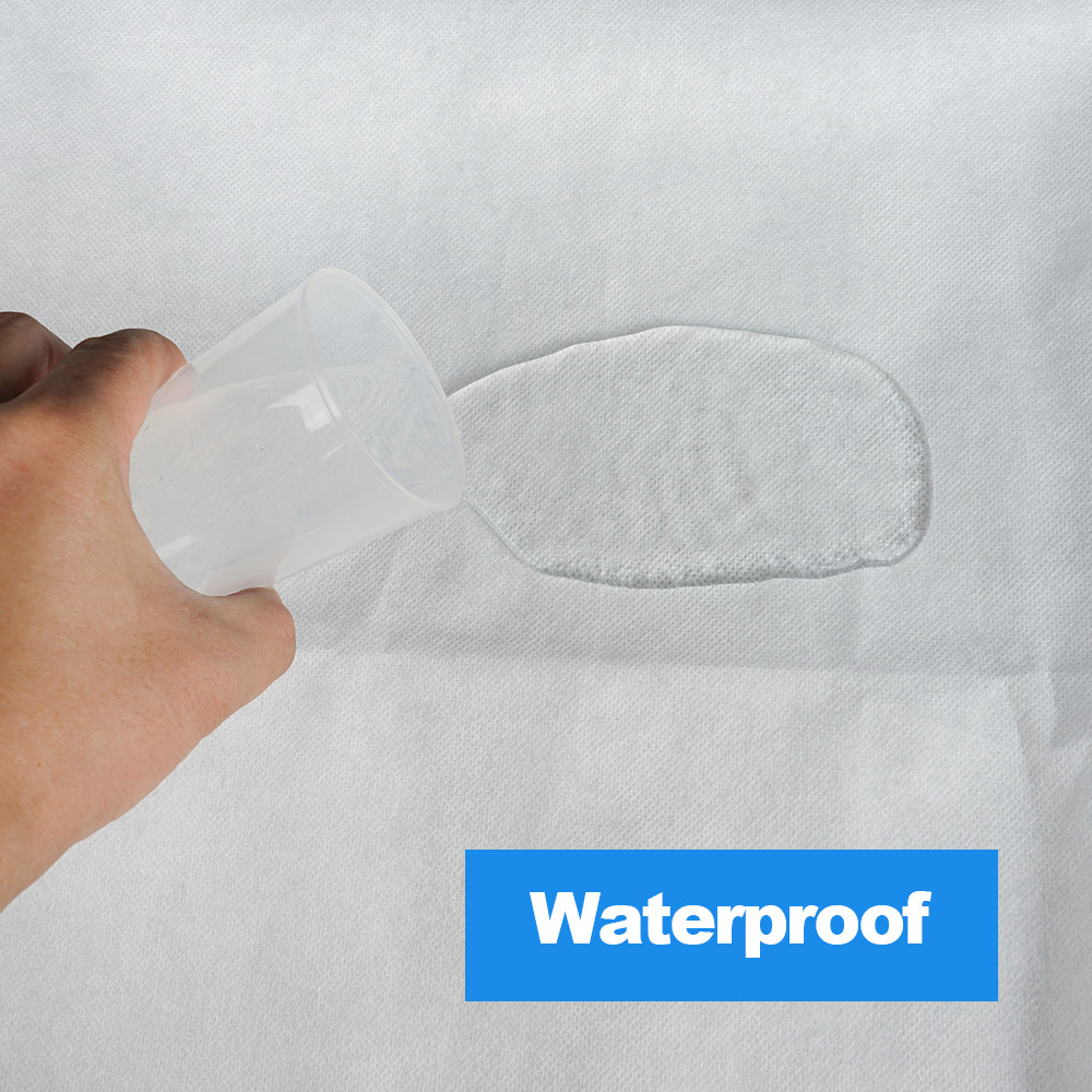 Dustproof Disposable PP Non Woven Gowns , Waterproof Protective Aprons