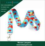 Custom Logo Sublimation Heated Transfer Neck Nylon Woven Polyester Printing