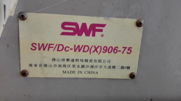 Used SWF 6 Head Embroidery Machine 9 Needles One Phase 220V 50Hz