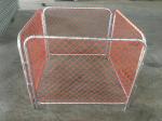 Rubbish Cage 50mm*50mm orange chain link infilled mesh construction barriers