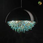 Crystal Nordic Pendant Light Minimalist Style For Living Room