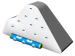 Inflatable Iceberg Climber / Inflatable Iceberg Water Toy For Kids