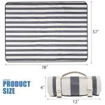 Waterproof picnic blanket portable carrier Ideal for family camping parties