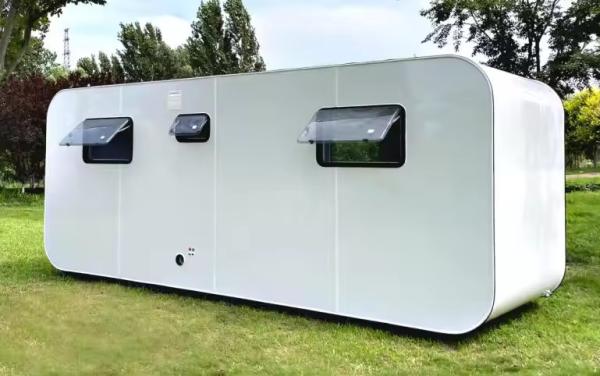 Luxury Tiny Apple Cabin Container Houses Steel Structure Modular Prefab Homes