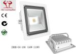 White Waterproof 100 W COB Led Street Light Fixtures High Lumen For Gas Station