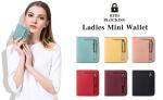 Anti-Theft Lady's Genuine Leather Wallet Short Fashion Cute Pocket Purse Three