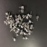 Tolerance 0.05mm Fashion Components For Jewelry Making Anodizing Grounding