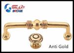 Retro Gold Kitchen Cupboard Door Handles Zinc Bathroom Glass Door Pulls