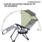 Adjustable Folding Outdoor Patio Lounge Chairs With Canopy Sunshade Cup Holder